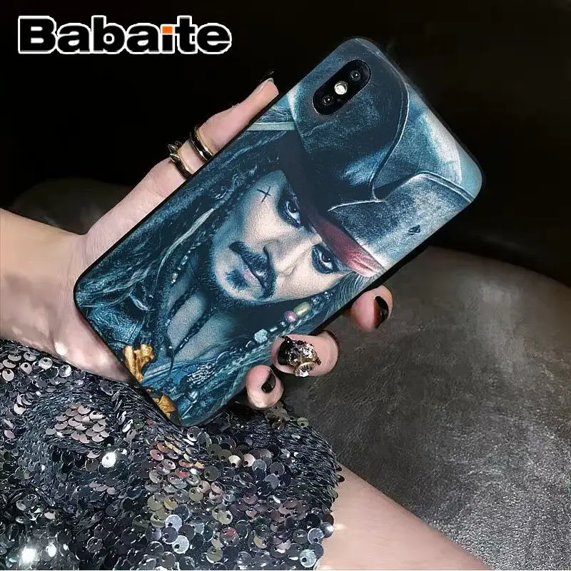 Черный чехол из ТПУ для телефона Babaite Pirates of the Caribbean Apple iPhone 8 7 6 6S Plus X XS MAX 5 5S SE XR |