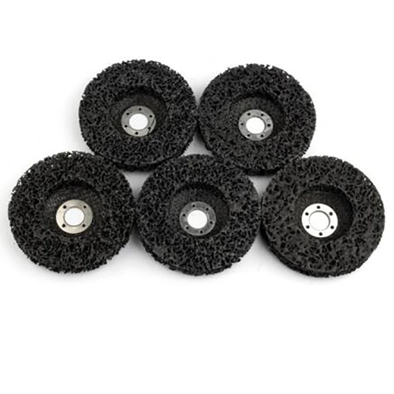 

5Pcs Abrasive Tools 115Mm Strip Wheels Paint Rust Removal Clean Angle Grinder Discs Tools For Angle Grinder