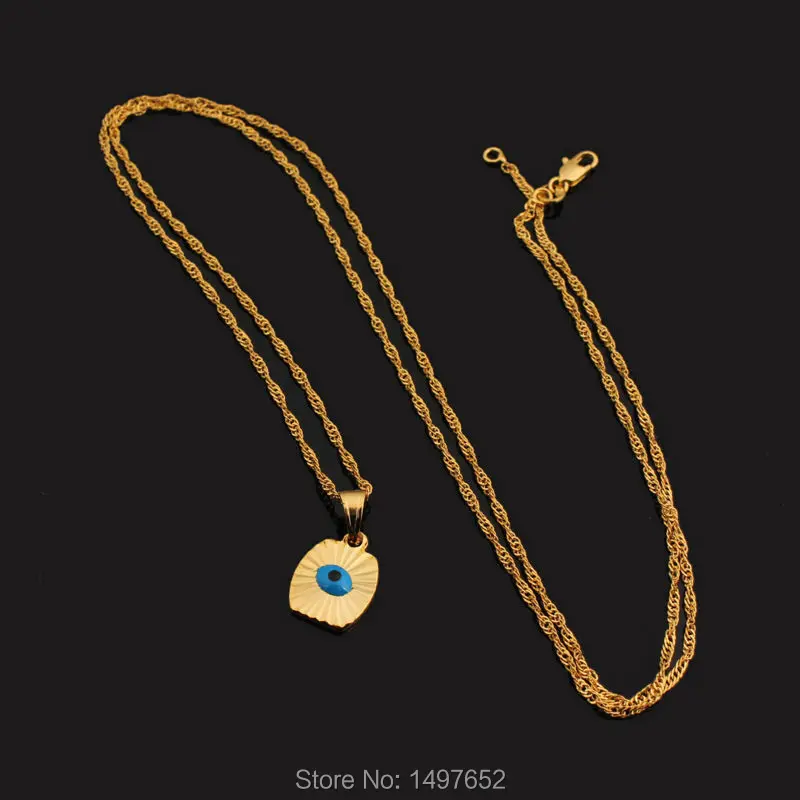 Кулон с изображением сглаза/золотой цвет классический кулон в форме ключа для