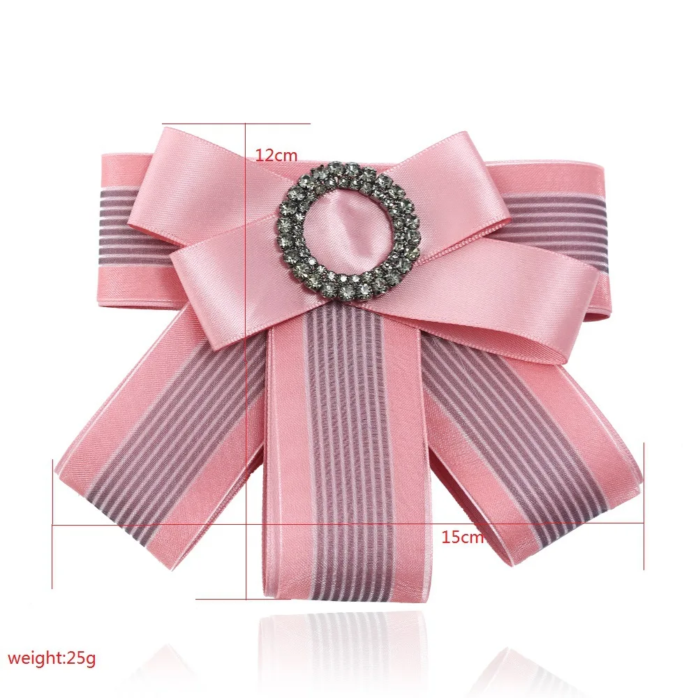 Броши ручной работы для мужчин и женщин Длинная лента большая полоса бант