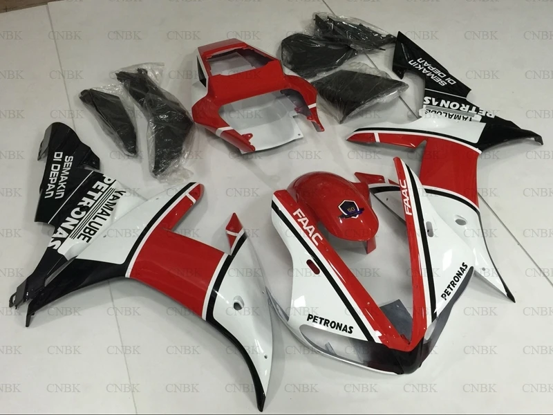 Обтекатели для YZF1000 R1 2002 - 2003 YZFR1 белые красные Черные Пластиковые обтекатели YAMAHA