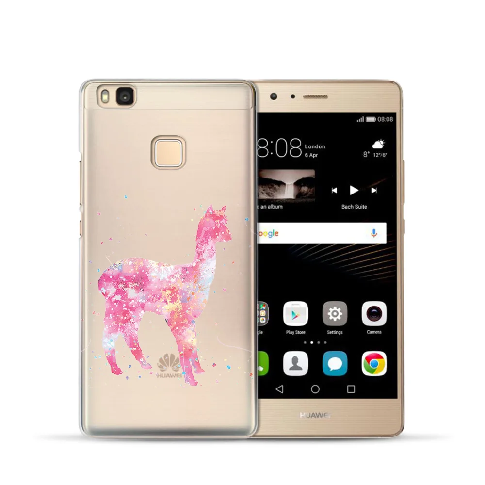 Для Coque Huawei p9 случае Книги по искусству животных Мягкие TPU чехол для Fundas Новые