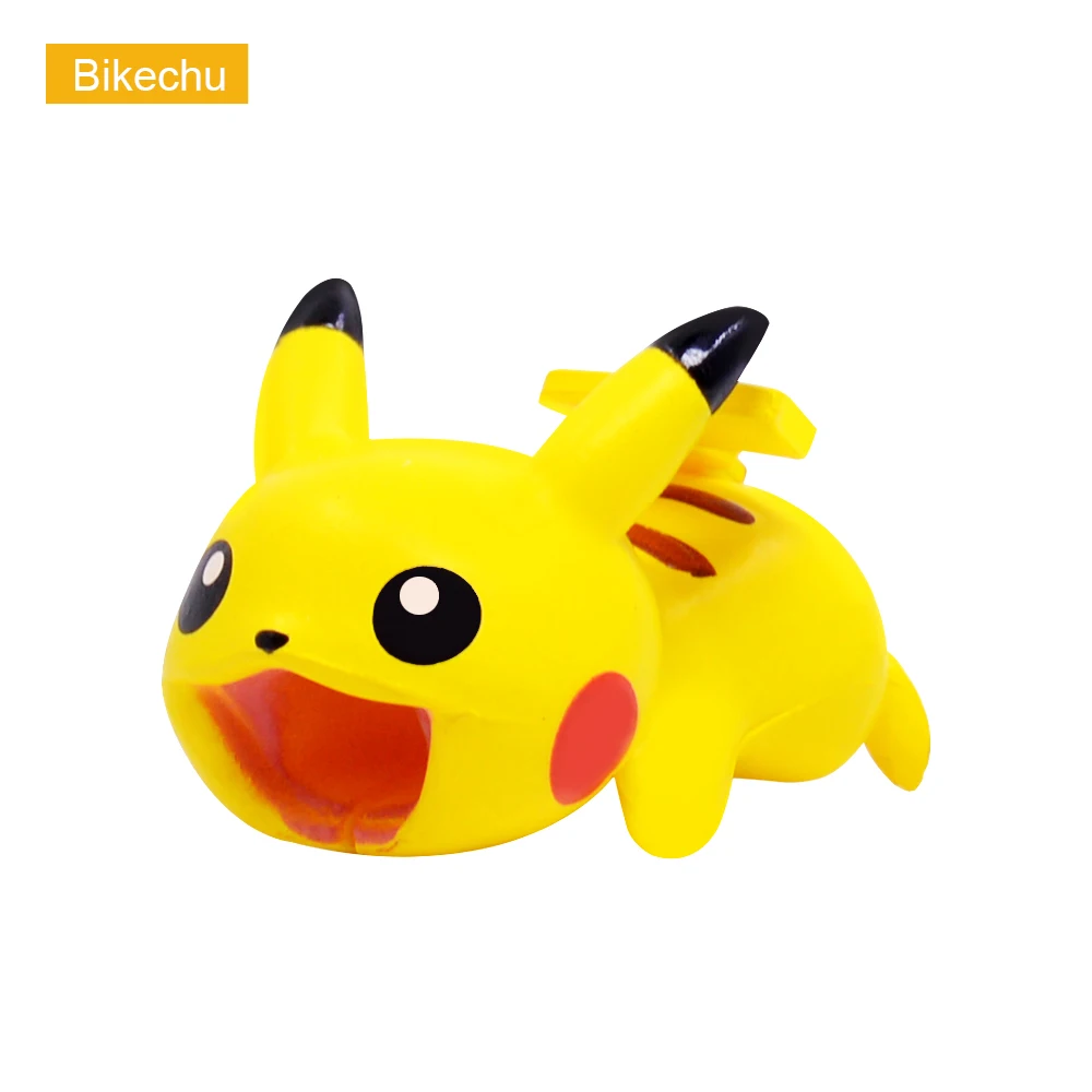 Bikechu CHIPAL Симпатичные Аниме укуса провода моталки для iPhone 6 6S 7 8 Plus X XS XR USB кабель протектор Организатор Chompers мультфильм животных укусов - Цвет: Bikechu