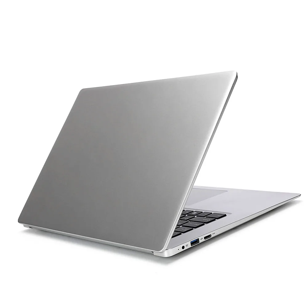 Silver AMOUDO 15,6 дюймов 1920X1080P FHD 8 ГБ ОЗУ 500 Гб/1 ТБ HDD Intel четырехъядерный Windows 10 Системный ноутбук компьютер ноутбук - Цвет: Silver