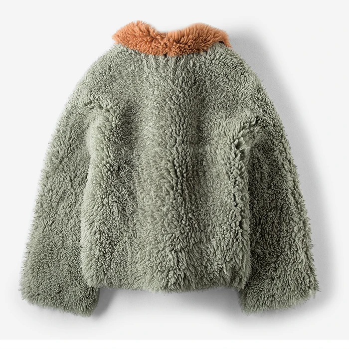 OFTBUY новое пальто с натуральным мехом, зимняя куртка для женщин, мех Мериносовой овцы, подкладка из натуральной кожи, Толстая теплая парка с натуральным мехом