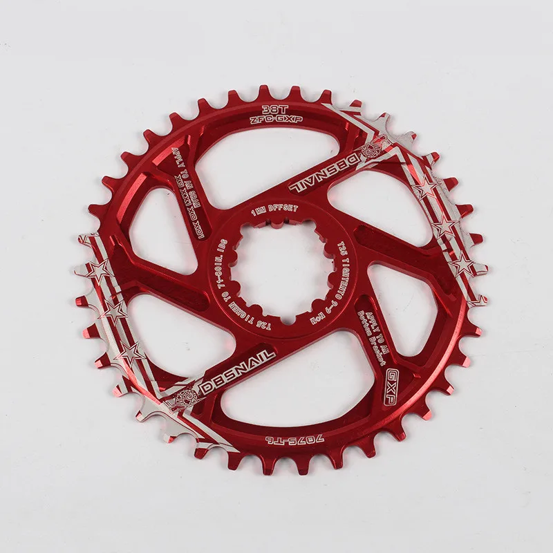 Горный велосипед цепь колеса прямое Крепление 34T 36T 38T 40T для sram Кривошип 9 10 11 12