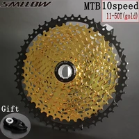 sunshine sz 11 50t 10speed cassette 10 s gold freewheel mtb mountain bike bicycle steel golden sprockets for parts system