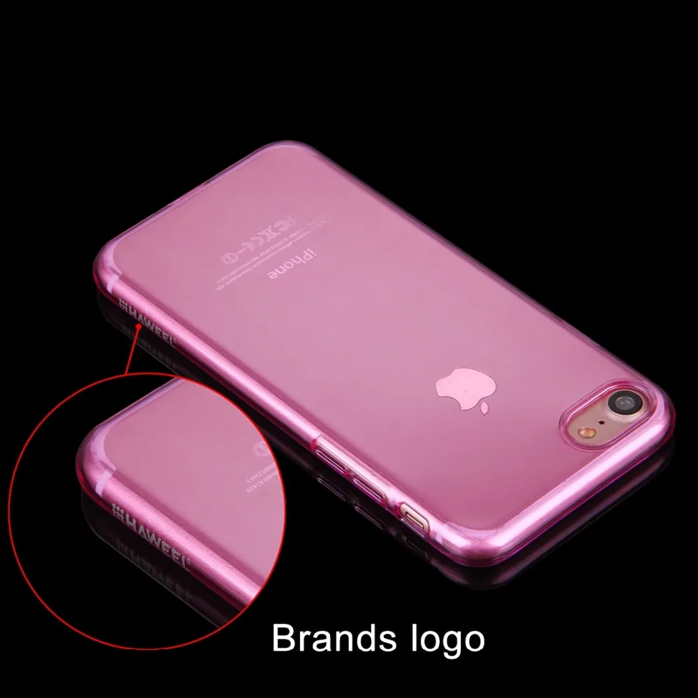 

HAWEEL TPU Protective Case For iPhone 8 Soft Semitransparent Anti-slip Anti-scratch Cover Case For iPhone 7