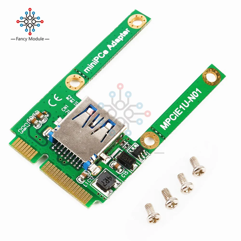 Горячий мини PCI-E слот для карты расширения к USB 2 0 интерфейсный адаптер