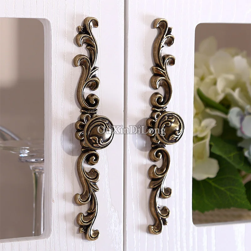 Vintage 2PCS European Retro Kitchen Cabinet Door Handles Cupboard Wardrobe Dresser Drawer Pulls and Knobs | Обустройство дома