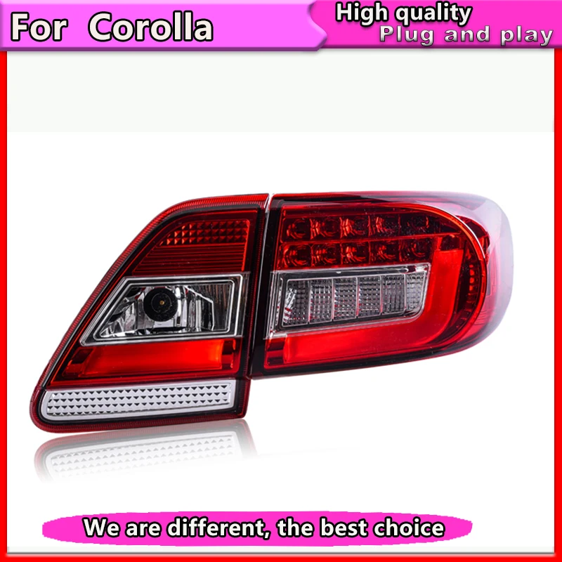 

Car Styling Tail Lights For Toyota Corolla Altis 2011-2013 Taillights LED Tail Light Rear Lamp DRL+Brake+Signal Auto Accessories