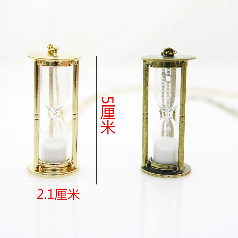 Модные ювелирные изделия аксессуары винтажные песочные часы большая подвеска