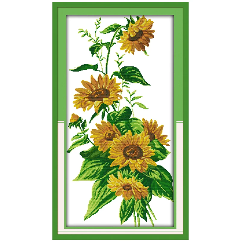 Набор для вышивки крестиком Sunflower 11CT 14CT оптовая продажа | Дом и сад