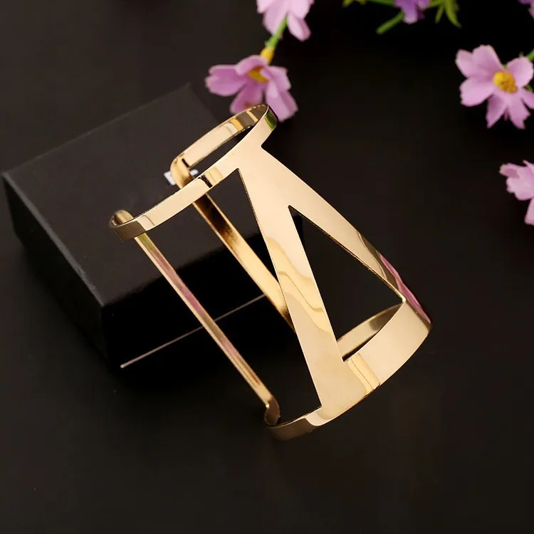 Женский широкий браслет в стиле хип хоп модный винтажный