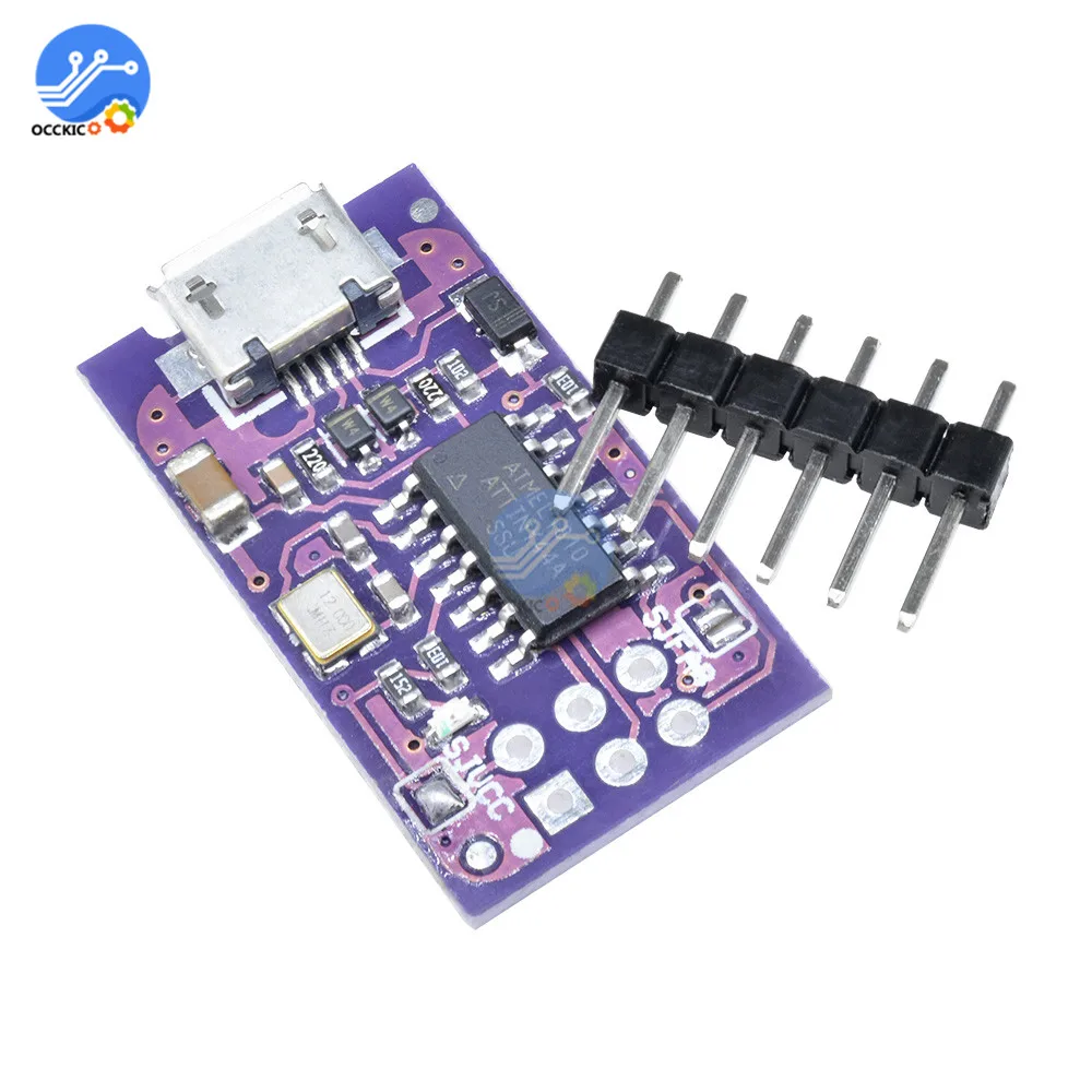 ATTINY44 модуль 5 в микро usb крошечный AVR ISP программатор для загрузчик ардуино