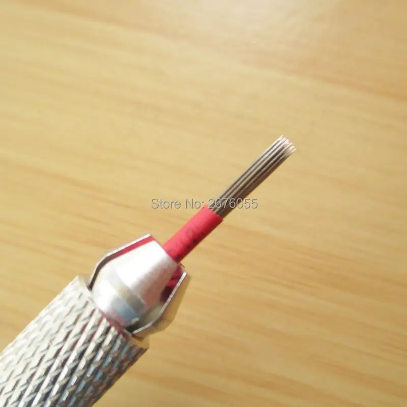 

Free Shipping 50Pcs/lot Round 21RL Needles Permanent Makeup 3D Embroidery Tattoo Needles For Manual Tattoo Pen