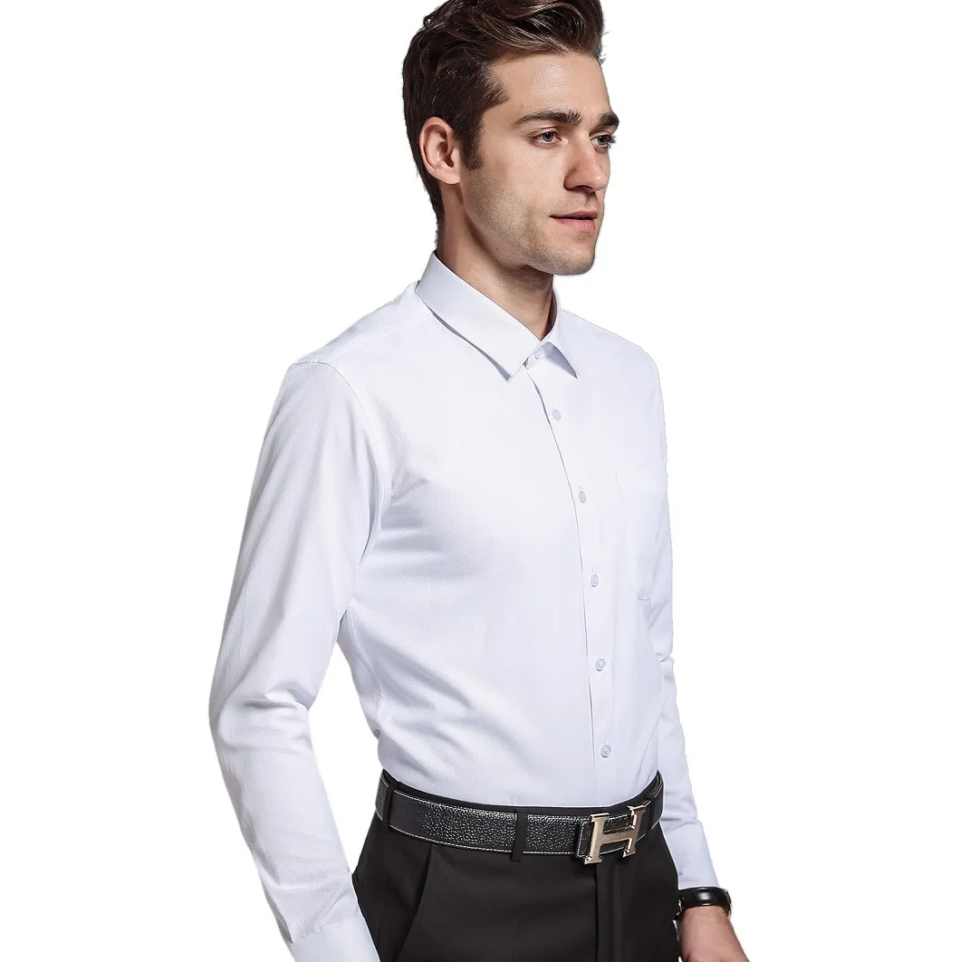 Business Easy Care Shirts 2018 New Men Shirt Male Dress Men's Fashion Casual Long Sleeve Formal 6 color | Мужская одежда
