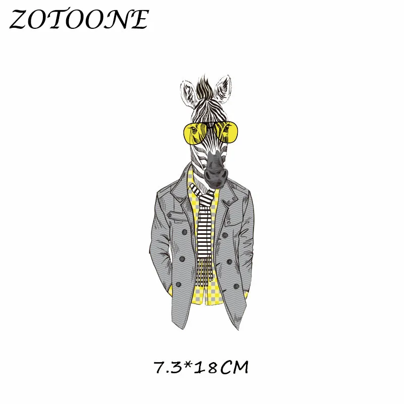 Нашивки ZOTOONE для одежды нашивка с животными термотрансферный аксессуар сделай