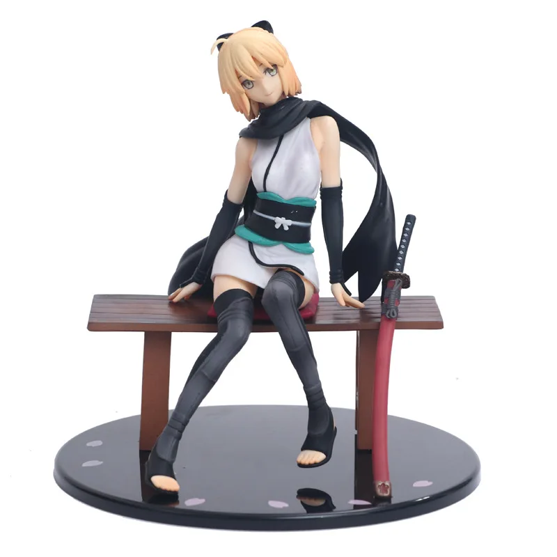 Аниме Fate Grand Order Saber Okita Souji масштаб 1/8 раскрашенная пвх Фигурка Статуя