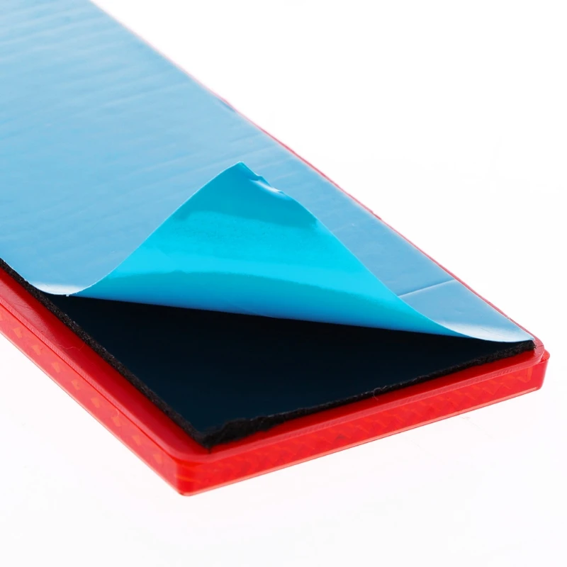

2pcs Plastic Reflector Reflective Warning Plate Stickers Sign Sheeting Car Truck