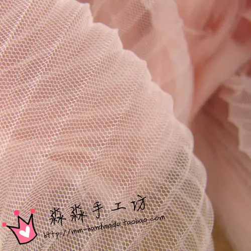 2019 шелковая ткань Tissus прозрачная марлевая юбка-одуванчик плиссированные