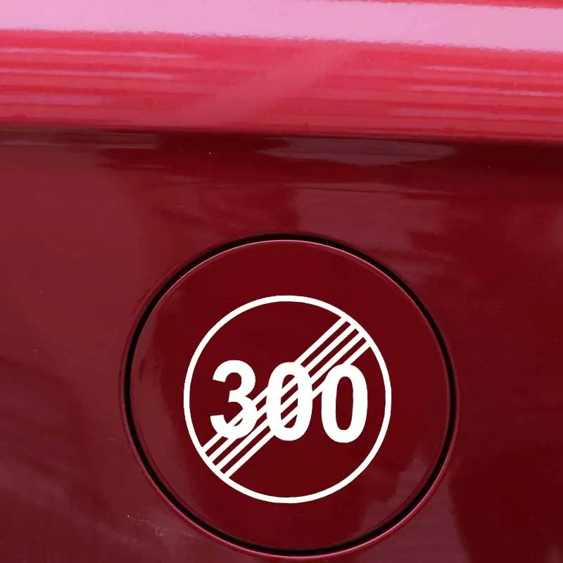 YJZT 13 см * модная виниловая наклейка JDM No Limit 300 для мотоцикла и автомобиля черная