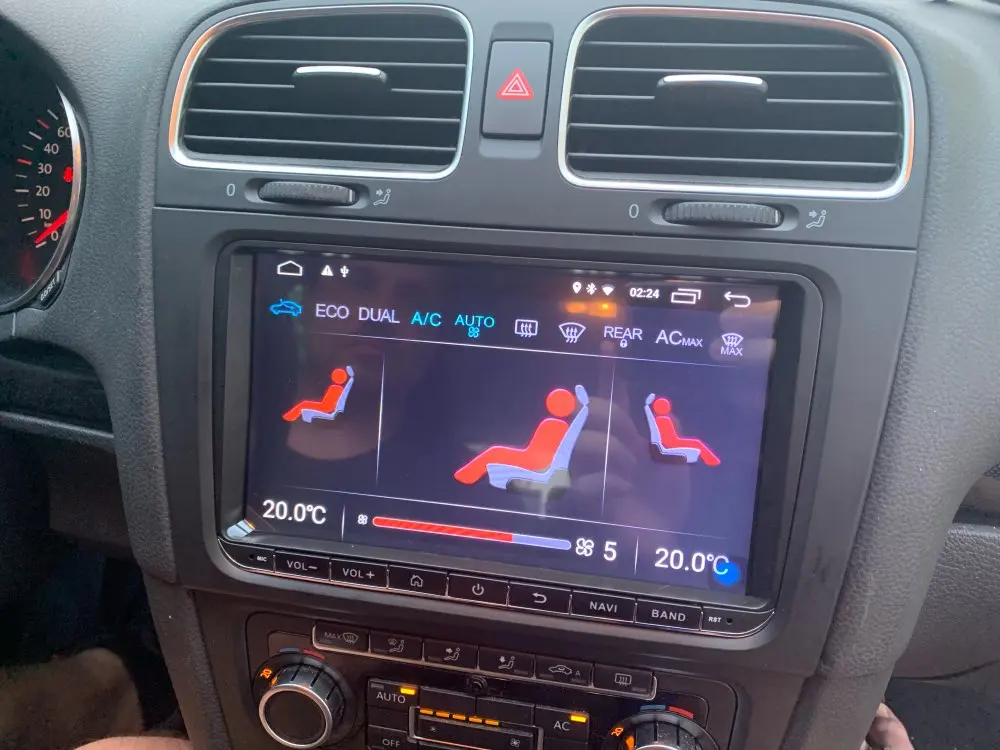 NaviFly Android 9,1 Автомобильный gps навигатор dvd мультимедийный плеер для VW Volkswagen/PASSAT b6 b7/Golf 5 6/TOURAN/POLO/SHARAN/BORA