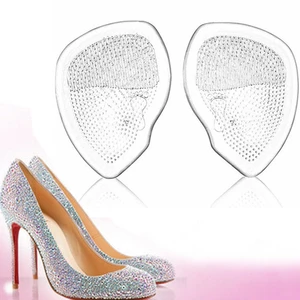 4 шт.лот силиконовые эластичные гелевые подушечки для обуви для передней части стопы, подушки для поддержки стопы, болеутоляющие стельки, уход за ногами, мягкое облегчение боли