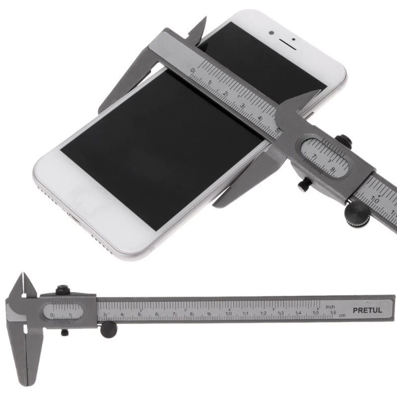 Vernier Caliper 6&quot 0-160mm Stainless Steel Metal Measuring Tool Gauge Micrometer WF4458037 | Инструменты