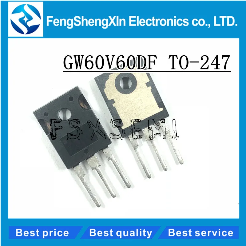 

10pcs/lot STGW60V60DF TO-247 GW60V60DF TO-3P IGBT tube for welding machine