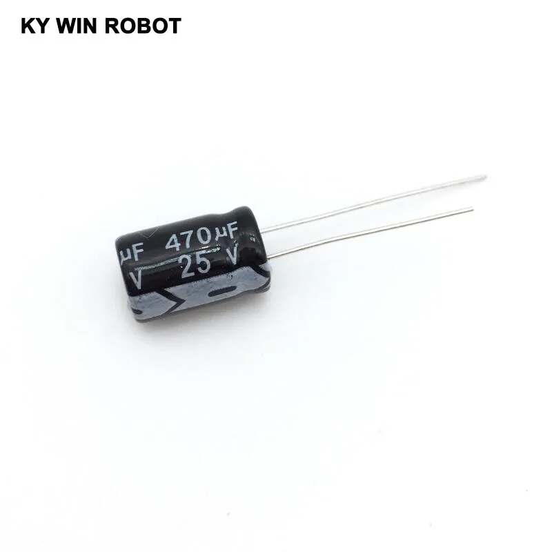 Алюминиевый электролитический конденсатор 470 мкФ 25 в 8*12 50 шт. мкФ|electrolytic capacitor