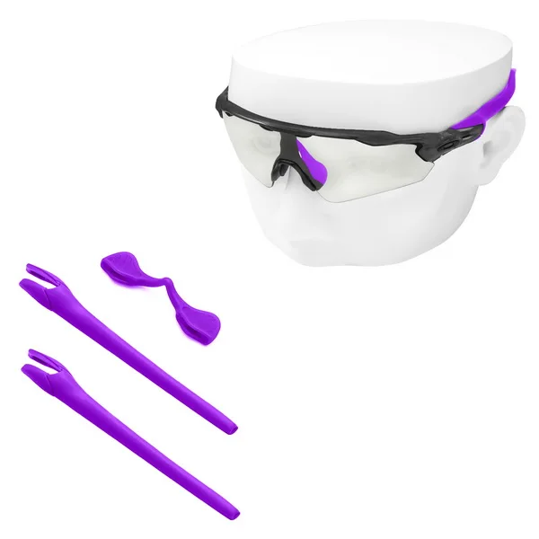 Purple RubberKit OOWLIT резиновые наборы носоупоры и ушные вкладыши для радаров EV Path OO9208 солнцезащитные очки - Цвет линз: Purple RubberKit