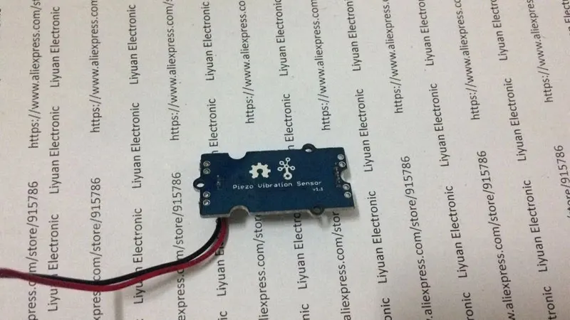 1 шт. пьезо вибрационный датчик/пьезоэлектрический элемент бесплатная
