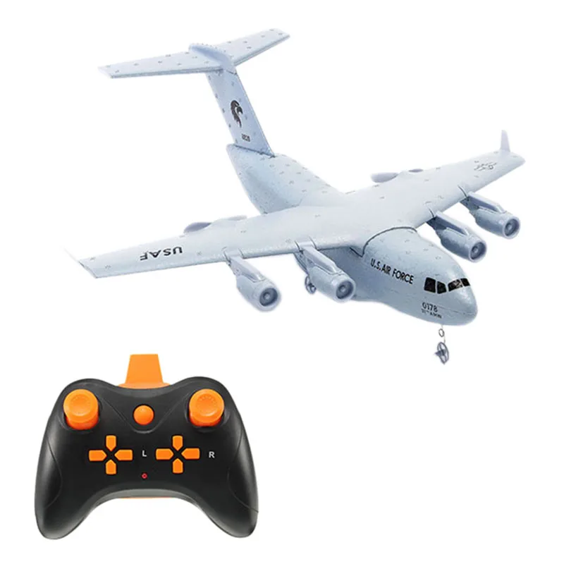 White C17 транспорт 373 мм размах крыльев Epp Diy Rc Самолет Rtf Самолеты дистанционного управления для детей Дети размах крыльев самолет игрушки для улицы - Цвет: White