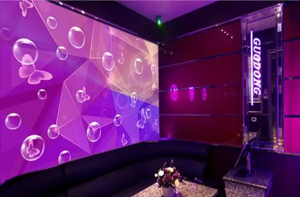 3d обои на заказ нетканые пузырьки Танцующая Бабочка Мечта KTV фоновые обои|wallpaper