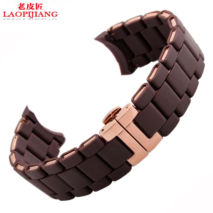 Laopijiang watch band adapter Baotou AR5890 AR5905 AR5919 and AR5858 rubber watchband