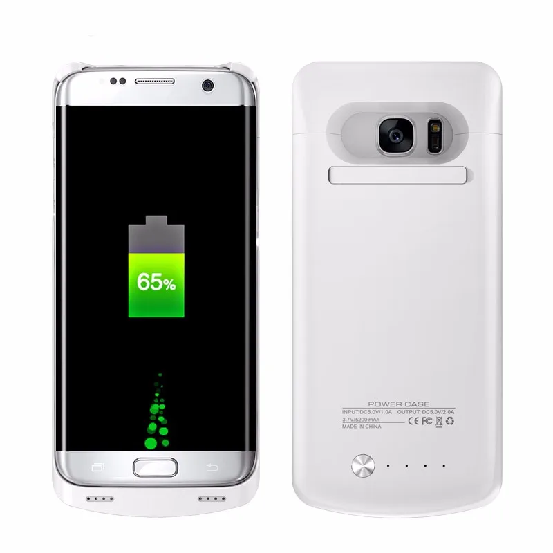 S7 край Батарея чехол для samsung Galaxy случае 5200 мАч Зарядное устройство Дело Капа