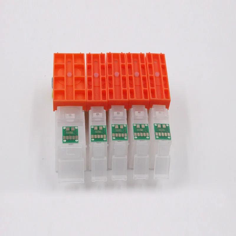 5PK многоразовый чернильный картридж для Canon PGI550XL CLI551XL MG6350 MG7150 MG7550 IP8750 PGI550 с чипом