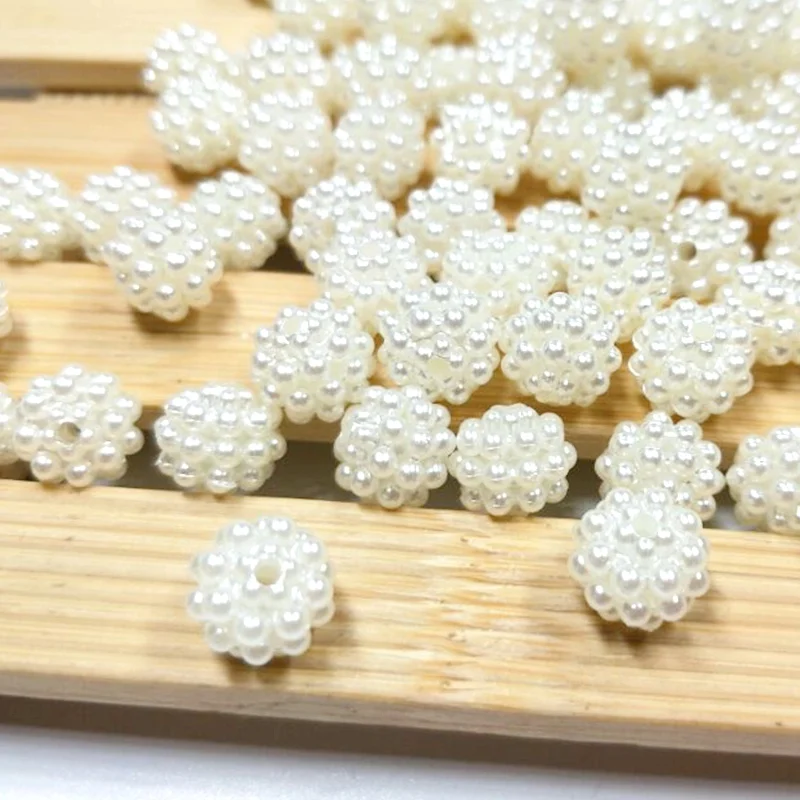 50/100 шт 9 мм Milkwhite ABS свободные бусины DIY ювелирные аксессуары | Дом и сад