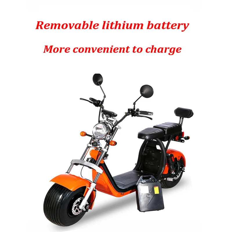 Cictycoco светодиодный фар литий Батарея 1000W 1500 Вт бесщеточным Мотором 60V 12A 20A передние и задние дисковые тормоза Электрический скутер