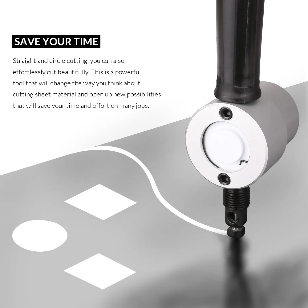 DEKO металлический резак с двойной головкой инструмент для резки пилы сверления