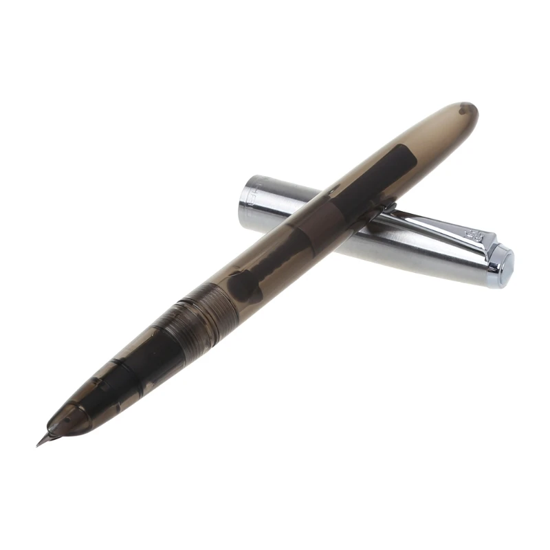 1 шт. JINHAO, винтажная стальная металлическая крышка, деревянный баррель, авторучка, 0,38 мм, перо, бизнес, офис, подарок, канцтовары, офисные, школьные принадлежности - Цвет: 6