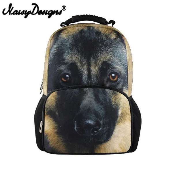 Noisy Designs немецкая овчарка Mochila Masculina рюкзаки для мужчин отдыха детей школьный