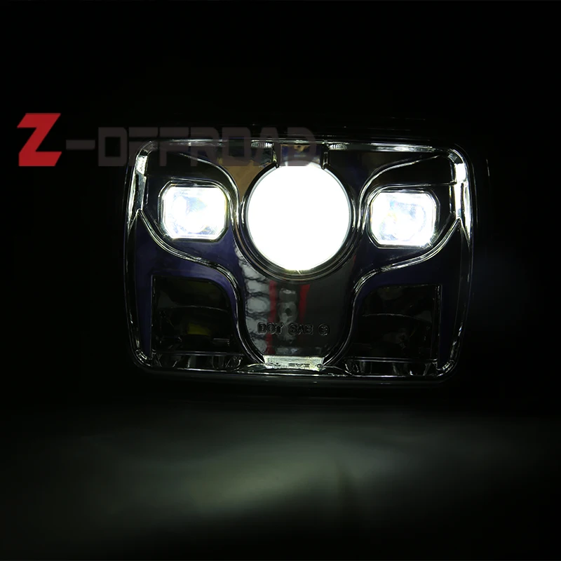 Квадратный 5X7 дюймовый светодиодный светильник запечатанный луч Замена точечный