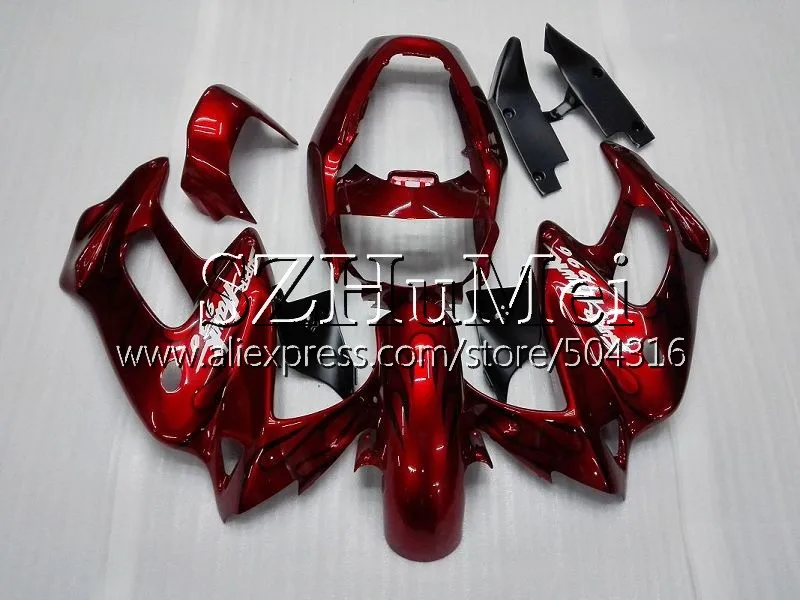 No. 14 Dark red Комплект для HONDA SuperHawk VTR1000F 97 98 99 00 01 108SH. 7 синего и желтого цвета VTR1000 F VTR 1000F 1000 F 1997 1998 1999 2000 2001 обтекатель - Цвет: No. 14 Dark red