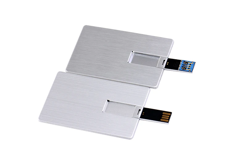 POWERONE USB флэш-накопитель 4 GB/8 GB/16 GB/32 GB/64 GB металлическая карта флеш-накопитель бизнес-подарок USB флешки кредитной карты флэш-накопитель