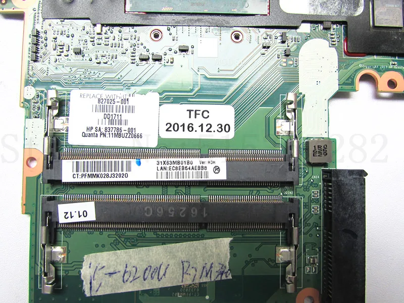 827025 601 Бесплатная доставка Материнская плата для ноутбука HP Probook 450 G3 470 001 DA0X63MB6H1