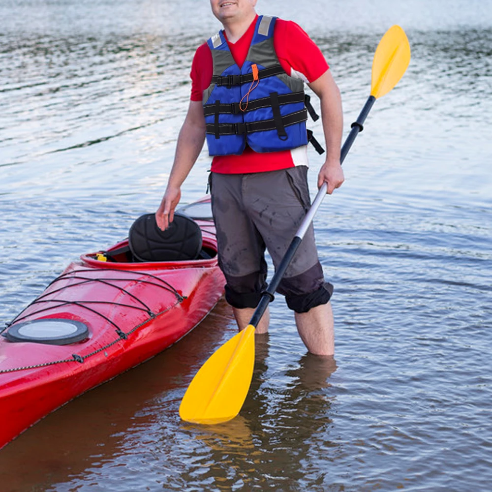 Водный спорт спасательный жилет с резьбой высокой видимости для рыбалки лодки и