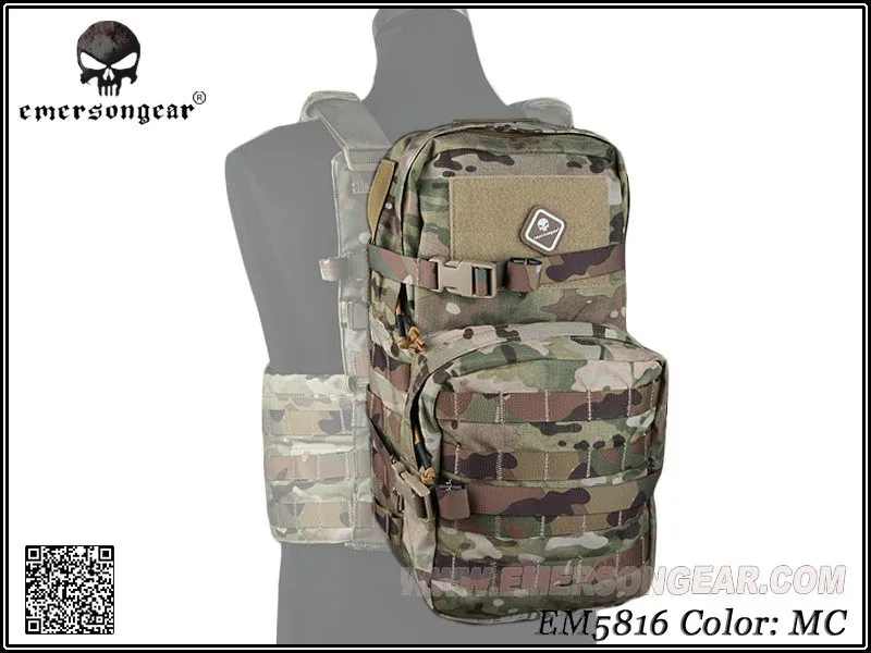 Emersongear Modular Assault Pack w 3L Hydration Military Travelling Multi-purpose molle backpack shoulder bag  EM5816