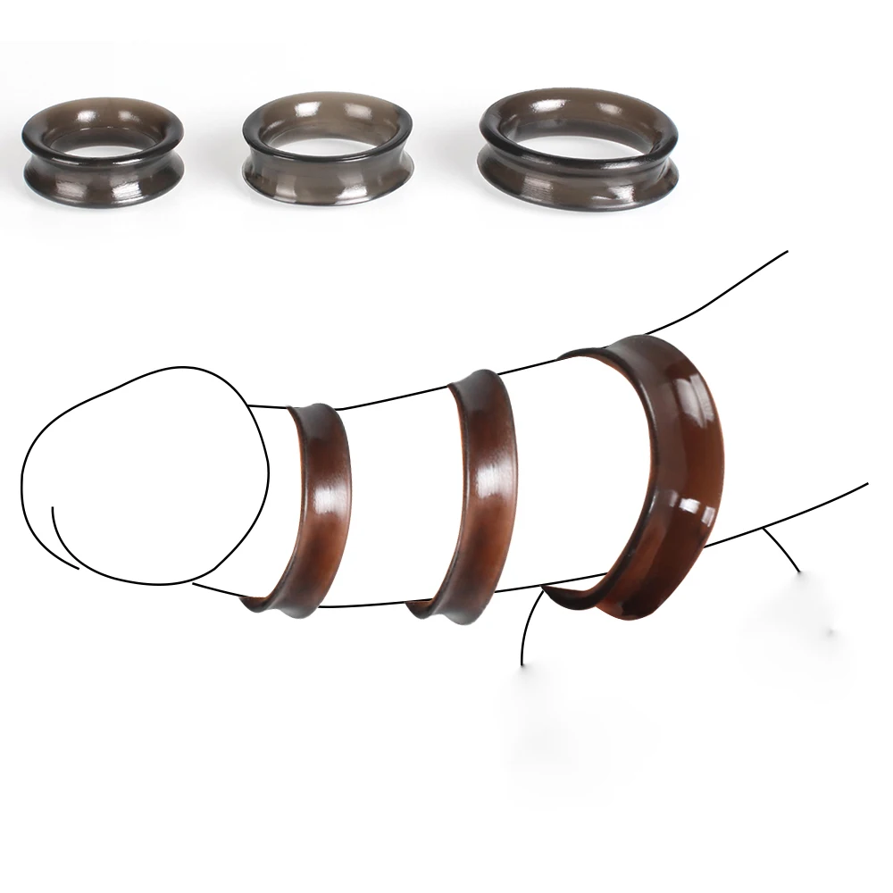 Кольцо для пениса задержка эякуляции кольцо мужчин секс-игрушки многоразовый